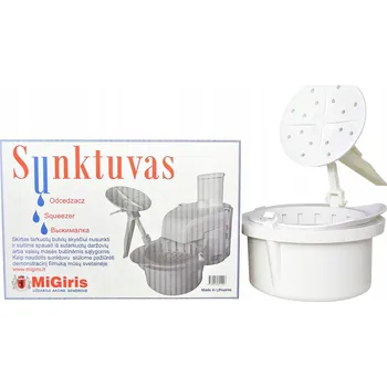 Organizace kuchyně Odkapávač Migiris pro litevské struhadlo na brambory