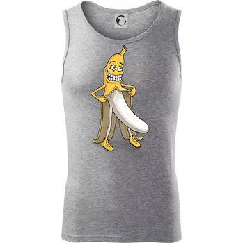 Úchylný banán (Hana-creative) - Tílko pánské Core - L ( Tmavě šedý melír )