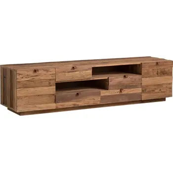 Televizní stolek Masivní TV stolek z recyklovaného starého dřeva, hnědý – 180×45×45 cm