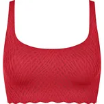 714623 - Top sloggi Zero Feel Bliss Festive Top - pro ženy - vel. XL - barva: červená/žakár