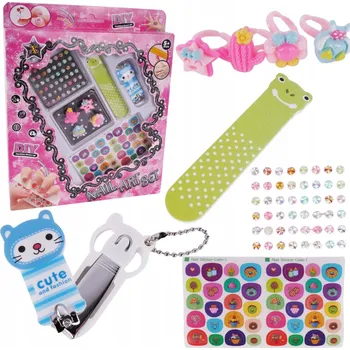 kreativní sada KREATIVNÍ SADA NA ZDOBENÍ NEHTŮ + SAMOLEPKY