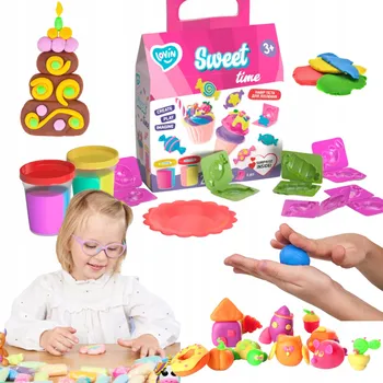 Modelovací hmota Kreativní sada z plastelíny, Modelovací Hmota , sladkosti, Bonbóny Modelína