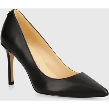 Dámské lodičky Kožené lodičky Guess DABBEY černá barva, FLTDAB LEA08 FLTDAB.LEA08.BLACK 99X, EUR 41