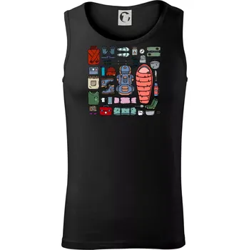 Co si sbalit na kempovani? - Tílko pánské Core - L ( Černá )