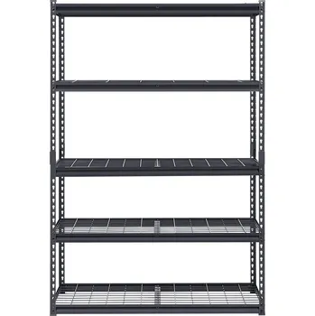 Dílenský regál Vevor Regál 5 polic nastavitelný kovový, nosnost 3000 lbs, 20"×48"×72"