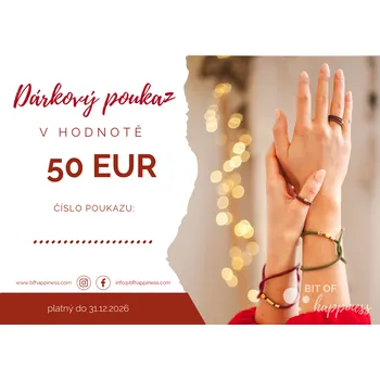 Forma na pečení Dárkový poukaz EUR Cena: 50 EUR, Forma: fyzické zaslání