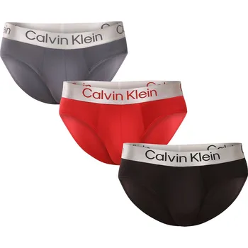 Slipy 3PACK pánské slipy Calvin Klein vícebarevné (NB4122-0GU) XXL NB4122-0GU Možnost vrácení zboží ZDARMA do 120 dnů!