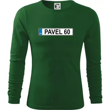 Pánské oblečení SPZ Pavel 60 - Triko s dlouhým rukávem FIT-T long sleeve - M ( Lahvově zelená )