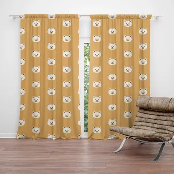 Závěs Sablio Závěs Roztomilí medvídci: 2ks 140x250cm