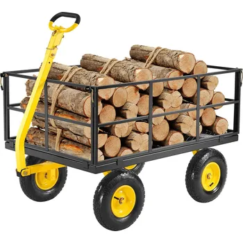 Zahradní vozík Vevor Zahradní ocelový vozík, nosnost 1400 lbs, 13" terénní kola