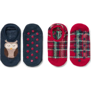 Dámské pantofle 711740 - Tchibo - Ponožkové papuče - pro ženy - vel. 35-38 - barva: modrá