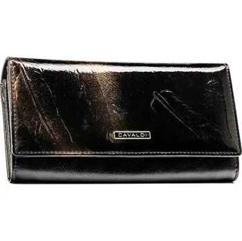 Peněženka 4U Cavaldi dámská peněženka z pravé kůže černá