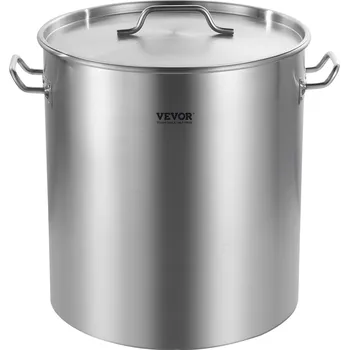 Hrnec Vevor Nerezový hrnec 54 l s košem, poklicí a rukojetí pro velké akce