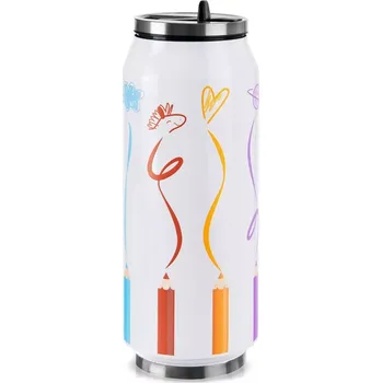 Termoska Orion Termoska plechovka nerez 500 ml pastelky