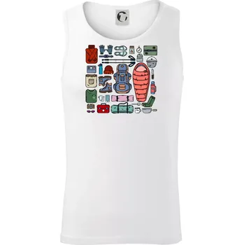 Co si sbalit na kempovani? - Tílko pánské Core - L ( Bílá )