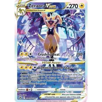 Sběratelská karetní hra Zeraora VSTAR GG43/GG70 - Crown Zenith