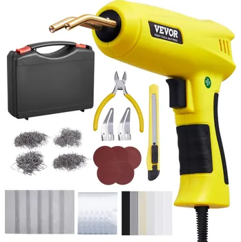Svářečka Vevor Svařovací set na plast 220 W, 800 sponek, 56 tyček, led, kufřík