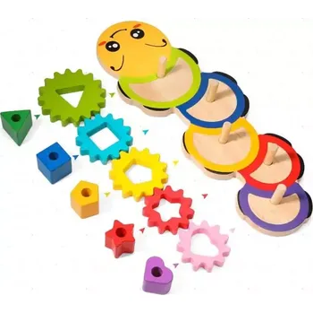 Hrací deka Montessori housenka MHBH1162 - SLEVA 3% s kodem radost25