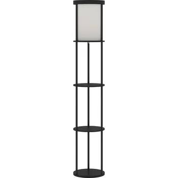 Stojací lampa Stojací lampa se 3 policemi | černá