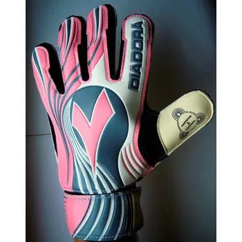 Brankářské rukavice Brankářské rukavice Velikosti 7, 8, 9, 11 růžové DIADORA (fotbalové na fotbal dámské dívčí dětské pro brankáře růžová barva)