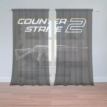 Záclona Sablio Záclony Counter Strike 2 AK: 2ks 150x250cm