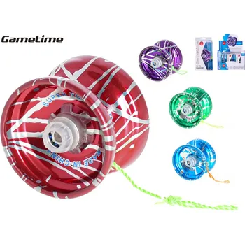 Jojo Gametime jojo 5,5 cm kov krabičce - mix barev (červená, modrá, zelená, fialová)