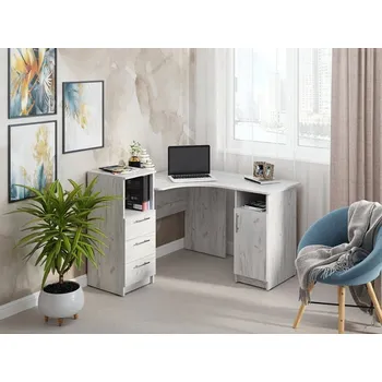 Psací stůl nabyteo Rohový psací stůl INDIGO Barva: wenge