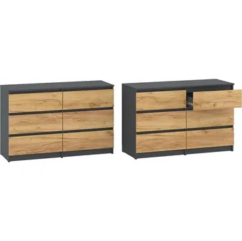 Komoda nabyteo Komoda-6 "NEW SYSTEM" Barva: Bílá