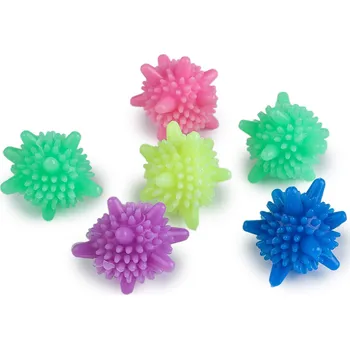 Praní a péče o prádlo Opakovaně použitelné kuličky do pračky, sada 6 ks, barva mix