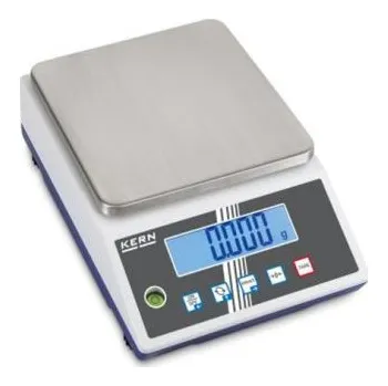 Průmyslová váha Váhy Přesné vyvážení 6kg, rozlišení: 0,1 g, číslo modelu: PCB 6000-1 Kern, s DKD kalibrací