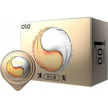 Kondom Latexové kondomy s chladivým a hřejivým efektem 10 ks Ice and Fire