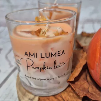 Svíčka AMI LUMEA Sójová svíčka AMI LUMEA, Pumpkin latte