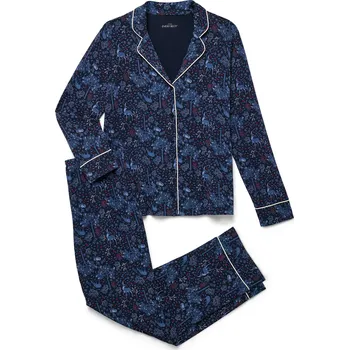 Dámské pyžamo 711331 - Tchibo - Pyžamová souprava - pro ženy - vel. S 36/38 - barva: modrá