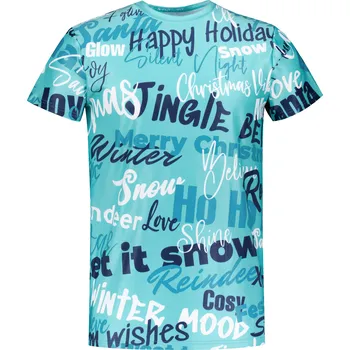 Pánské vánoční triko premium ALTISPORT VOJ/ALMVN9TR06 MODRÁ 4XL