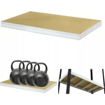 Dílenský regál Kovový skladový regál Wamar-Sosenka 6 x 120 x 30 cm, nosnost až 400 kg na polici