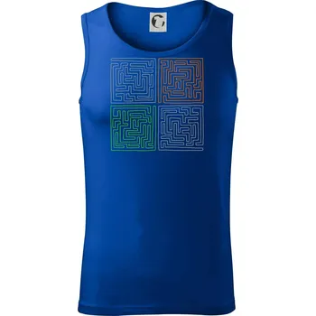 Můj svět - bludiště - Tílko pánské Core - 2XL ( Královská modrá )