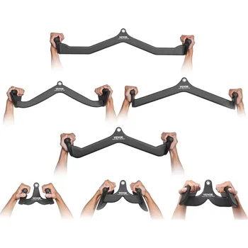 Vevor Sada příslušenství na kladku 7 ks, t-bar, v-bar, gumová držadla