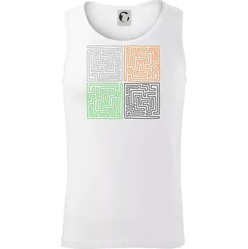 Můj svět - bludiště - Tílko pánské Core - M ( Bílá )