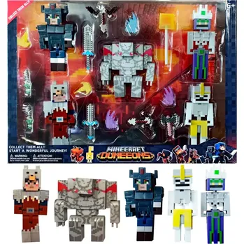 Dřevěná hračka Kolekce figurek Minecraft Dungeons Skeleton FIBH1951 - SLEVA 3% s kodem radost25