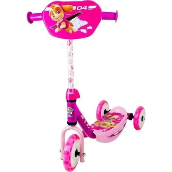 Dřevěná hračka Dětská tříkolová koloběžka Tlapková Patrola růžová Patrola KOBH0823 - SLEVA 3% s kodem radost25