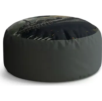 Taburet Sablio Taburet Circle Vikingové Loď: 38x48 cm