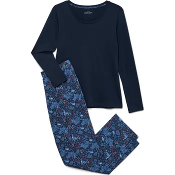 Dámské pyžamo 715128 - Tchibo - Pyžamová souprava - pro ženy - vel. M 40/42 - barva: modrá