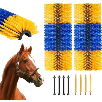 Vevor Škrabka pro koně a dobytek 2 ks se 4 šrouby, 20×7.5 in na záda