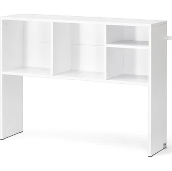 Knihovna Vevor Stolní regál 1-policový 37"×9.4"×28.7" bílý s protiskluzovýma nohama
