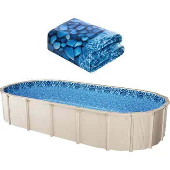 Vevor Oválná vložka do nadzemního bazénu 12×24 ft overlap, 48–54 inch, vinyl