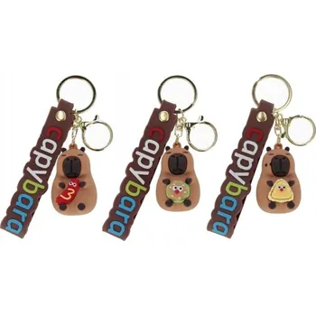 Klíčenka Capybara 5cm, gumová