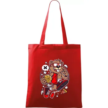 Nákupní taška Sysel basket - Taška bavlněná - 42 x 38 cm ( Červená )