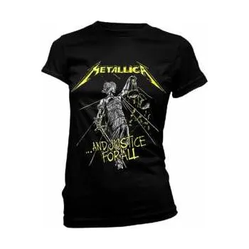 Merch Metallica: Tričko Dámské And Justice For All Tracks (black) XL 2020