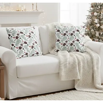 Polštář Návlek na Polštář, Šišky 40 x 40 cm