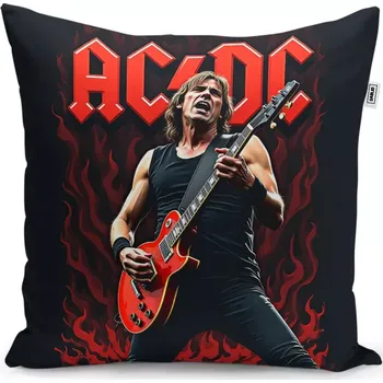 Polštář Sablio Polštář ACDC Kytarista - 40x40 cm